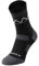 VAUDE Unisex Bike Socks Mid Accessories, Black/white, 45-47 EU