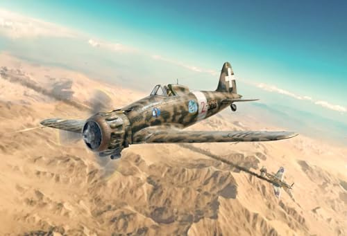 Italeri 2767 1:48 Macchi MC. 200 Series XXI-XXIII - Bausatz, Standmodellbau, Basteln, Hobby, Kleben, Plastikbausatz, detailgetreu, Mehrfarbig