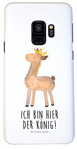 Mr. & Mrs. Panda Handyhülle passend für Samsung Galaxy S9 Handyhülle, Weiß