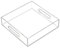 KEVLANG Transparentes stabiles Acryl-Tablett mit Griffen, 20,3 x 20,3 x 5,1 cm, für Küche, Bad, Büro, Aufbewahrungsbox für Kosmetik, Schmuck, Toilettenartikel, Spielzeug, Gadgets
