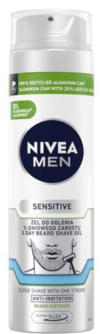 NIVEA MEN Sensitive Rasiergel 3-Tage Barteil für Männer 200 ml