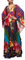 Bsubseach Plus Size Caftan Dresses for Women Swimsuit Cover Up Batwing Sleeve Summer Maxi Kaftan Dress Colorful Floral
