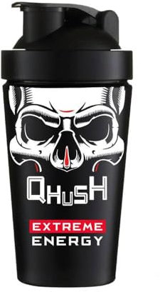 USN | Qhush Black Shaker (600ml) | Shakers & gourdes | Shaker stylisé Noir