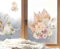wolga-kreativ Fenstersticker Fensterbilder Glasdekorfolie Motiv Fensterfolie Fenstertattoo Herbst Blumen Strauß Chrysantheme Pilz Aufkleber Sticker Fenster Küche Wohnzimmer