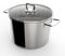 Vivo by Villeroy & Boch CW0528 Stainless Steel Cooking Pot - 24cm/3.2L Casserole Pot, Stockpot with Glass Lid, Induction Hob Suitable Soup Pan, Non-Stick, Twin Stay Cool Handles, Mirror Polish Body