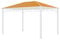 TOOLPORT Ersatz-Dachplatten 3x4 m Hardtop Dach Stahldach für Gartenpavillon Sunset Superior 3x4m