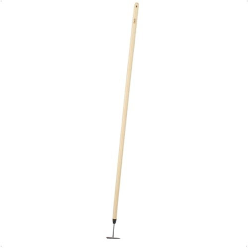 D&O Fugenkratzer (geschmiedeter Borstahl) mit Stiel aus Eschenholz, Gesamtlänge: 149 cm, Maße Klinge: 9,5 x 1,5 cm, ideal zum rückenschonenden Entfernen von Unkraut, Gras und Moos