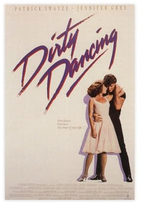 MAHWER Dirty Dancing – Vintage-Filmposter auf Leinwand, Schlafzimmer, Dekoration, Sport, Landschaft, Büro, Raumdekoration, Geschenk, ungerahmt, 30 x 45 cm