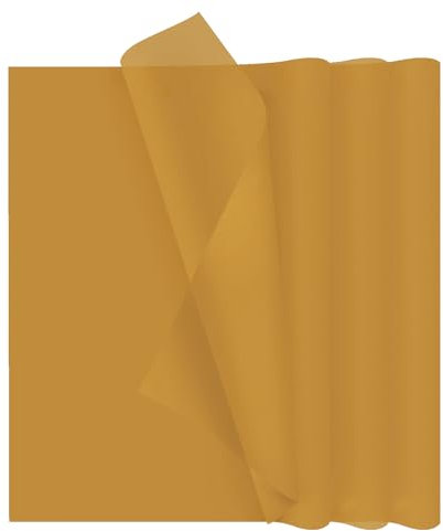 30 Blatt Seidenpapier Khaki Geschenkpapier,Format 50 x 35 cm Verpackungsmaterial Papier für Handwerk und Geschenkverpackung Füller Geburtstag Blumen Hochzeiten Halloween Dekoration (Khaki)