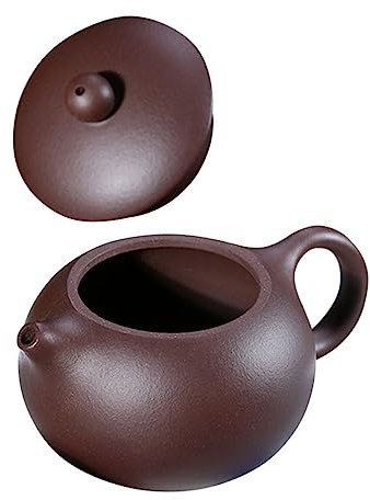 Milisten Küche Zisha-teekannen-Set Chinesische Keramik Echt Zarte Heimzubehör Yixing Aus Ton Loseblatt-teemaschine Hausbedarf Anmut Lila Ton Kleine Kaffeetasse