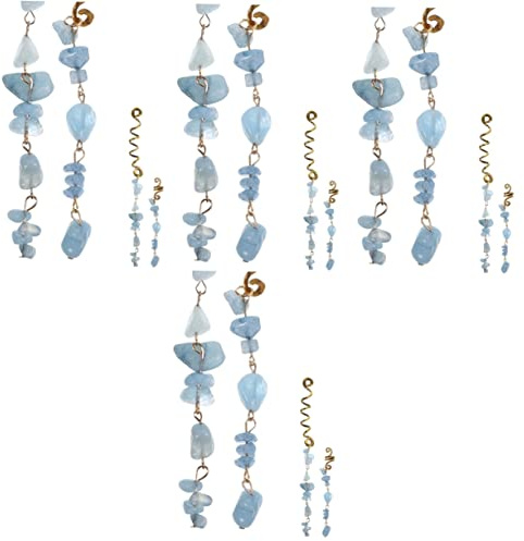 MAGICLULU 8 geflochtenes Haarseil Haaraufsätze Haarflechtschmuck haarschmuck Zopfzubehör Zopfhaar-Accessoires geflochtene Haaranhänger Stirnband flechten Haarring