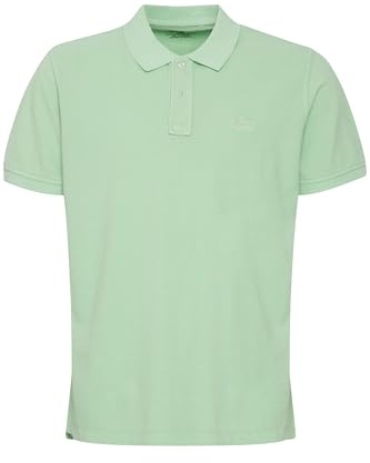 Blend BHPolo Herren Poloshirt Shirt mit Umlegekragen Knöpfen 100% Baumwolle Regular fit, Größe:XL, Farbe:Greengage (140127)