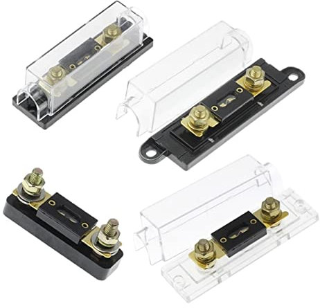 2PCS Sicherung 60 80 100 120 275 300 400 450A 500 Sicherungshalter Anschraubbare Sicherung Automotive Sicherungshalter Schmelzeinsatz mit Sicherung