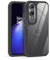 Loyhee Funda para OnePlus Nord CE 4 Lite 5G (6.67), Protección contra Caídas Grado Militar Antigolpes, Carcasa Respaldo Transparente PC Antiarañazos + Marco TPU Suave, Antihuellas - Negro