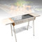 Holzkohle-BBQ-Grill Mit Gewürzregal, Tragbarer Standgrill Im Freien, BBQ-Grill Zum Braten Und Grillen, Kochgrill Mit Großer Grillfläche Für Zuhause, Outdoor, Camping