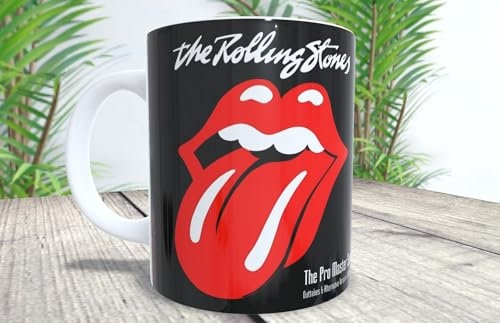 La Huella Taza personalizada Rolling Stones (The Pro Master Series). Para todos los fans de esta incombustible banda de rock.