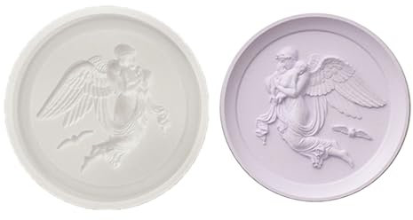 Moule multi-usage en silicone en relief angélique pour loisirs créatifs