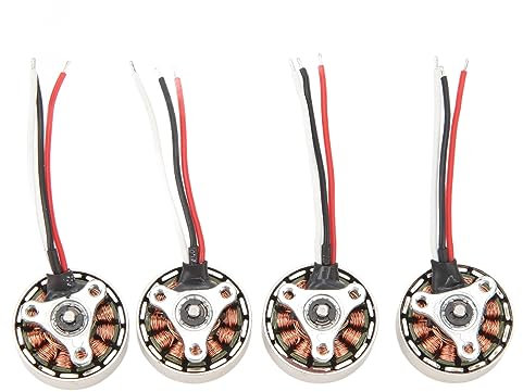 4 PCS 1503 Brushless Motor Set, Excellent Metal Material, RC Airplane Brushless Motor, RC Electric Motor for 4 Axes Remote Control Airplanes