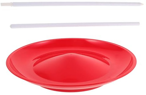 Milisten Drehteller Kunststoff Mit Stäben Für Jonglierdrehteller Geeignet Für Zirkusvorstellungen Trainingszubehör Für Junge Mädchen Und Erwachsene