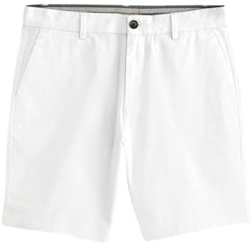NEXT Herren Schmale Passform Slim Fit Stretch-Chinoshorts Weiß 32