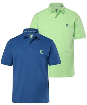 JP 1880 Poloshirts, Basic, 2er-Pack, Piqué, Gekämmte Baumwolle Camisa Hombre (Pack de 1)