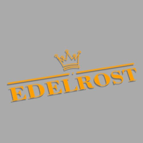Decus EDELROST Krone L 1770 (orange) // Sticker OEM JDM Style Aufkleber