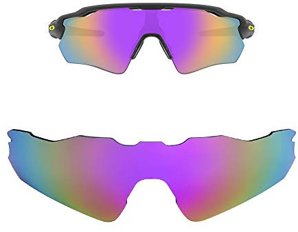 HiCycle2 FOOUS Spiegel Polarisiert Ersatz-Brillengläser für Oakley Radar EV Path Sonnenbrille (Violett)