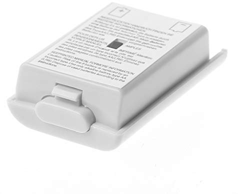 KERDEJAR 1PC AA Batterie Coque arrière Coque Pack Blanc pour Manette sans Fil Xbox 360