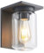 Lucande Wandlampe außen Aluminium Temperglas, Wandleuchte aussen Außenleuchte IP54 Außenlampe 1x E27 ohne Leuchtmittel Außenwandleuchten Garten
