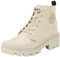 Palladium Pallabase Twill, Stivali Donna, Grigio, 37 EU