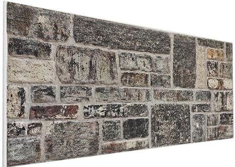 3D Stone Effect Wall Panel, Polystyrene Stone Effect Cladding Wall Covering Panel Tiles DL200, 50x100cm