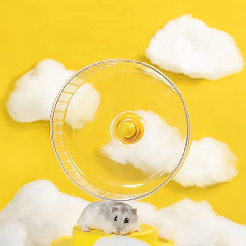 1 Pcs Laufrad für Hamster, Hamster Laufrad, Hamster laufrad Silent Runner, Hamster laufrad Spielzeug für Mäuse, Rennmäuse, Ratten, geräuschloses Laufen, Spinner, Laufrad, Spielzeug