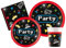 Ciao-Kit Table Fête videogame Gaming Party 8 personnes (44 pcs: assiettes, gobelets, serviettes) en papier FSC Vaisselle, AZ120, Multicolor