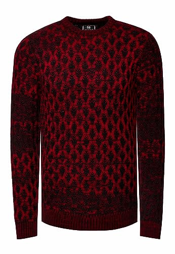 Rusty Neal Herren Pullover S M L XL XXL 3XL Strickpullover Rundhals Grob-Strick-Pullover Langarm 429
