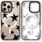 Rosarnnah Magnetic for iPhone 16 Pro Max Magsafe Case Cute - Durable Shockproof 6.6 ft Drop Impact Phone Case - Black Funny Five-Pointed Star Design for iPhone 16 Pro Max 6.9