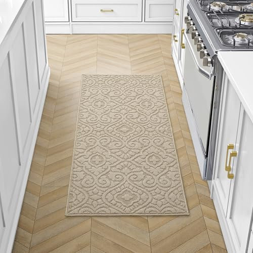 Laura Ashley Berber Feya Teppich, getuftet, waschbar, rutschfest, 66 x 152,4 cm