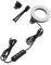 DOITOOL Mini Ring Light for Desk Video Call Led Camera Fill Light Soft Lighting 2 Brightness Levels Clip Bracket Design