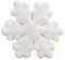 Hava Kolari Kuschelkissen Kinder Plüschkissen Schneeflocke Dekokissen Schlafkissen Gefülltes Kissen für Mädchen & Jungen Zuhause Schlafzimmer (50cm)