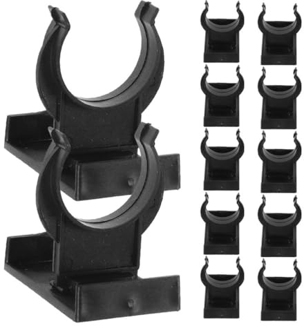 KALLORY Kitchen Panel Clips 15 Sets Adjustable Cabinet Toe Kick Connectors Nonslip Plastic Plinth Clamps for Baseboard Installation