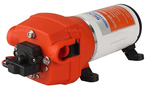 SEAFLO POMPA AUTOCLAVE ACQUA silenziosa da 12V 17 litri con PRESSOSTATO Barca Camper