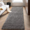 Carpettex Shaggy-Teppich, Hochflor, Wohnzimmer, Florhöhe 3 cm, einfarbig, Grau, 80 x 250 cm