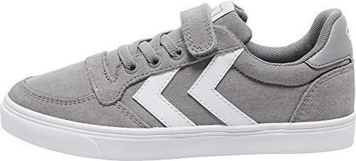 hummel Unisex Kinder Slimmer Stadil Low Jr Sneaker, Frost Grey, 33 EU