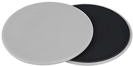 Bnineteenteam 2 STÜCKE Balance Boards Übung Rutschen Gleitscheibe Fitness Multifunktions Slider Sport Ganzkörpertraining für Teppich- oder Holzböden(Grau) Yoga-Zubehör