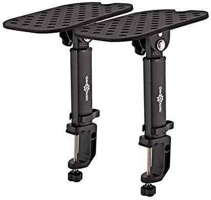 Desk Clamp Monitor Speaker Stands by Gear4music