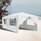 VINGO Pavillon 3x6m Wasserdicht Partyzelt UV-Schutz Gartenzelt mit 6 Seitenteilen Gartenpavillon für Party Festival Messestände