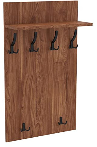 AKKE 120x60 | MAXI Garderobenpaneel Wandgarderobe Garderobe Wandpaneel Kleiderstange SCHWARZ | BURGUND