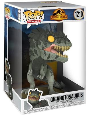 Funko Pop! Jumbo: JW3 - Giant Dino - Gigantosaurus - Jurassic World 3 - Vinyl-Sammelfigur - Geschenkidee - Offizielle Handelswaren - Spielzeug Für Kinder und Erwachsene - Movies Fans