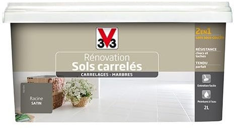 Peinture Racine Satin Sols carrelés V33 2L