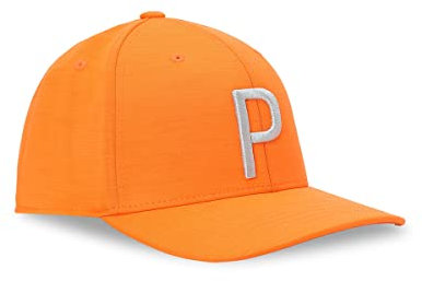 PUMA Herren P Cap, Rickie Orange-Cool Mid Grey, Einheitsgröße