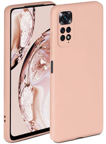 ONEFLOW Soft Case für Redmi Note 11 Hülle aus Silikon mit Kameraschutz, Silikonhülle mit erhöhtem Schutz fürs Display, Backcover Schutzhülle, weiche Handyhülle, Rosa
